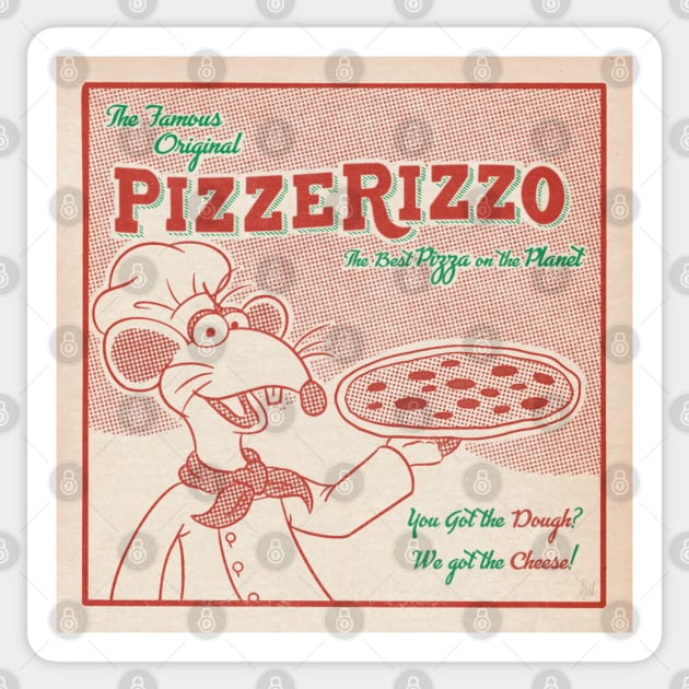 It’s Rat Pizza! Sticker by jfeldmanart